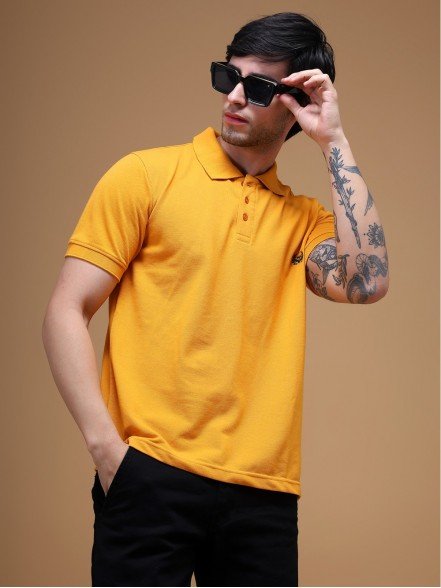 Classy Mustard Polo T-Shirt