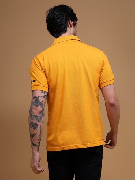 Classy Mustard Polo T-Shirt