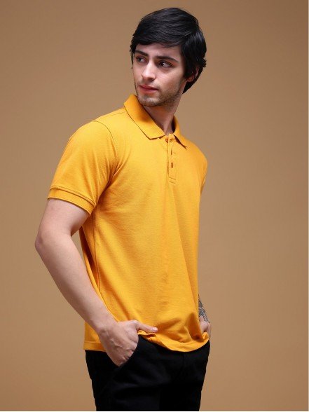 Classy Mustard Polo T-Shirt