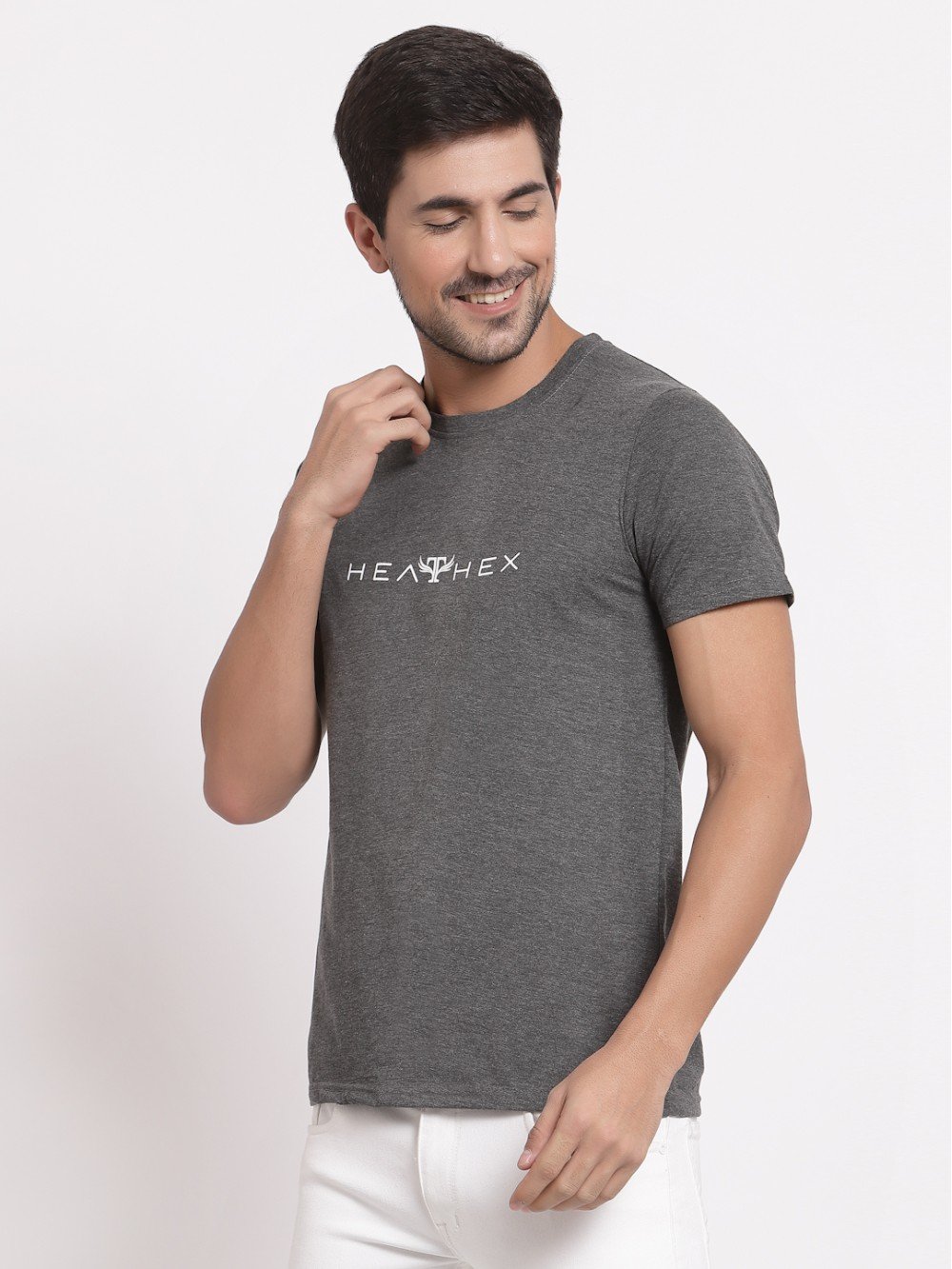 Shadow Grey Printed T-Shirt