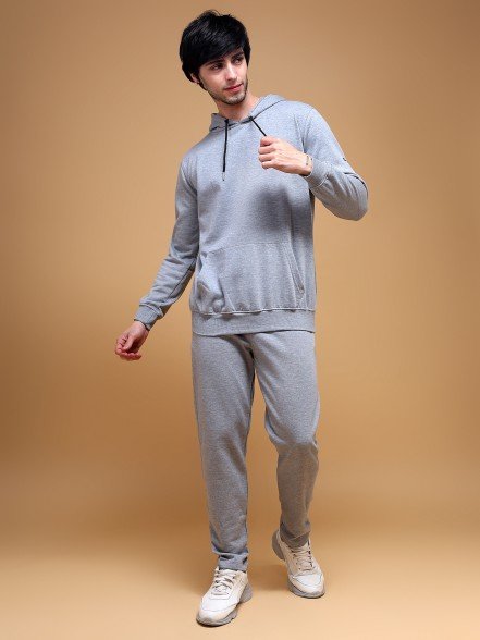 Grey Hooded Tracksuits