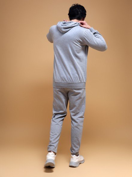 Grey Hooded Tracksuits