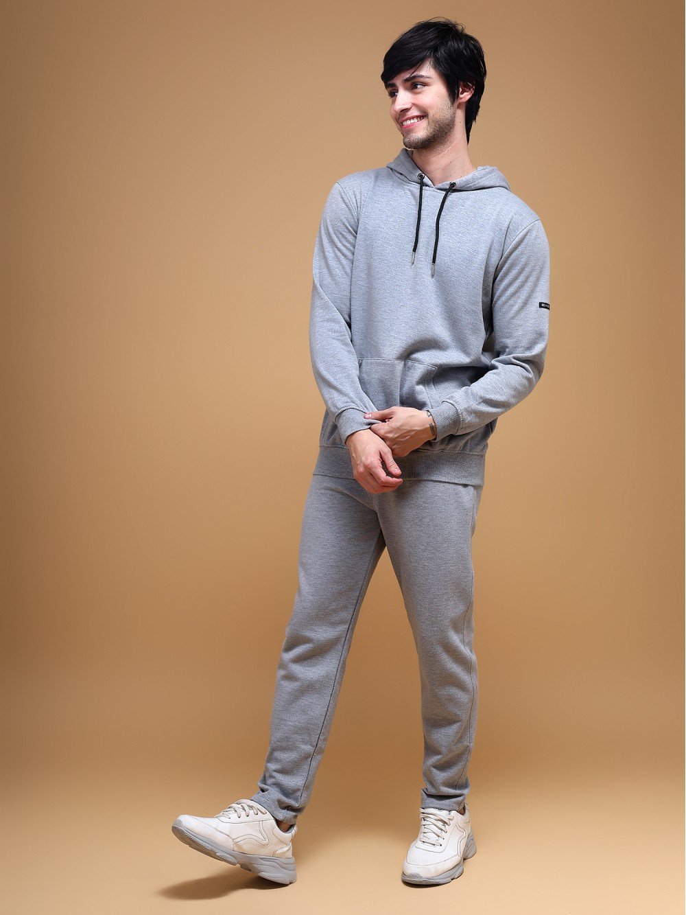 Grey Hooded Tracksuits