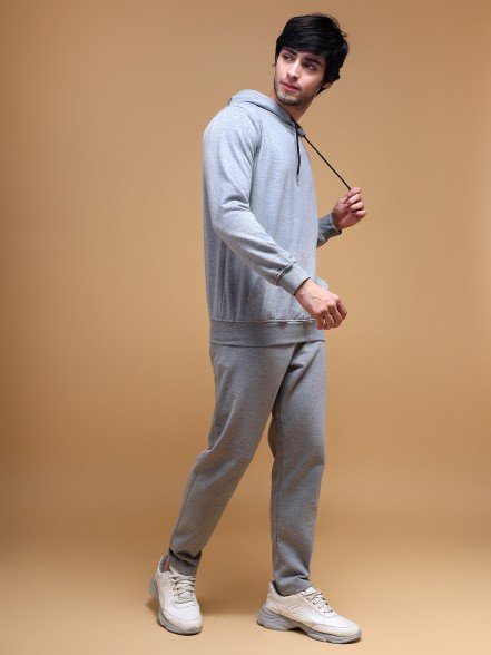 Grey Hooded Tracksuits