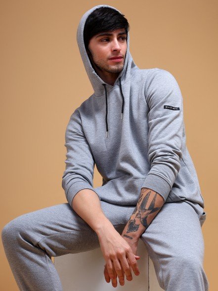 Grey Hooded Tracksuits