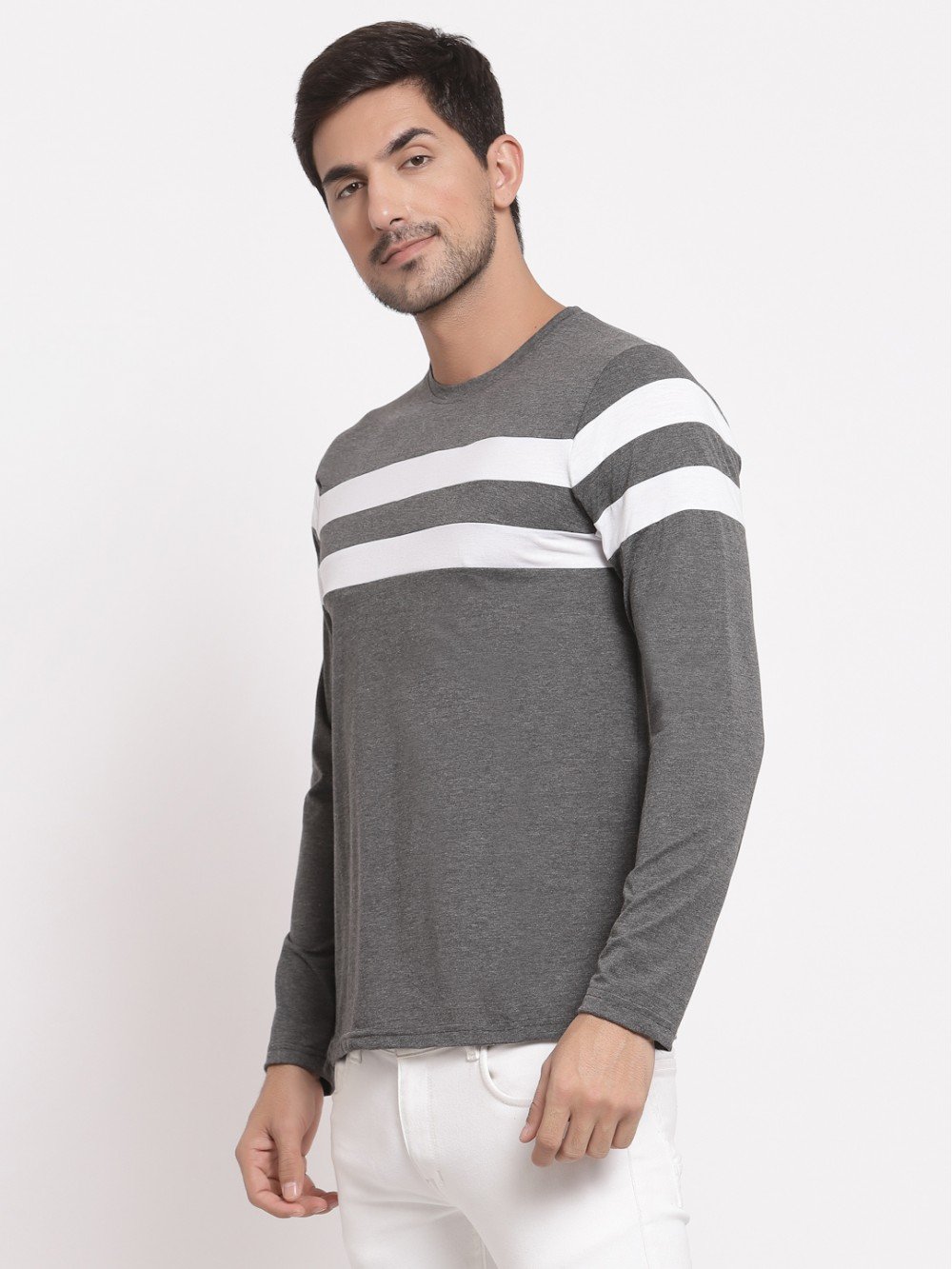 Breton Men Charcoal T-Shirt