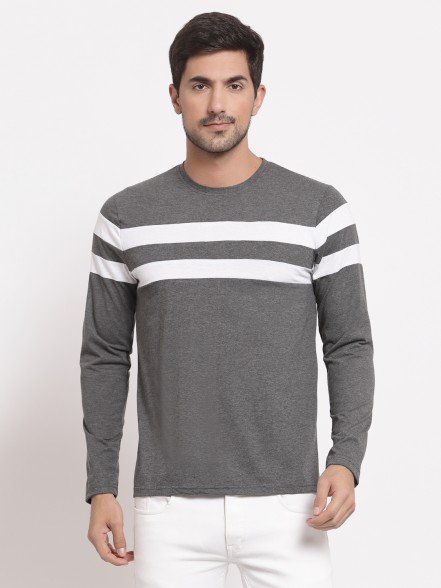 Breton Men Charcoal T-Shirt