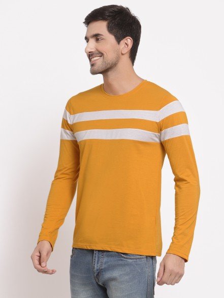 Breton Men Light Mustard T-Shirt