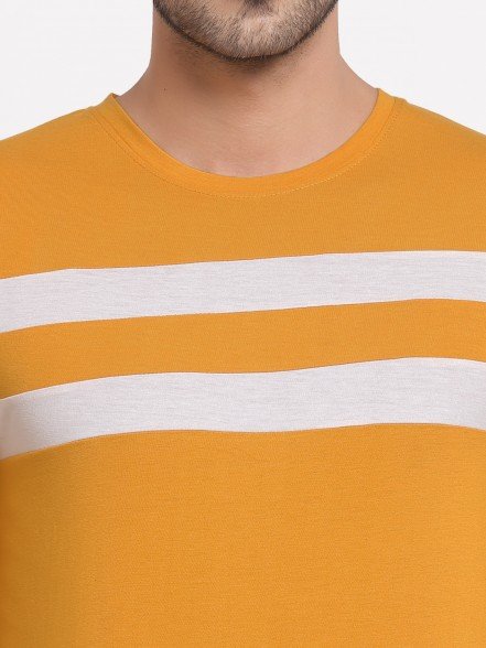 Breton Men Light Mustard T-Shirt