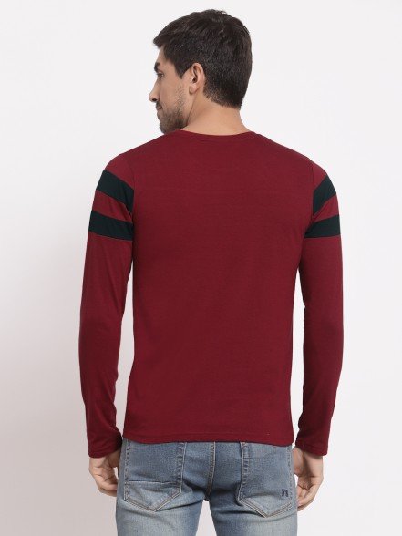 Breton Men Maroon T-Shirt