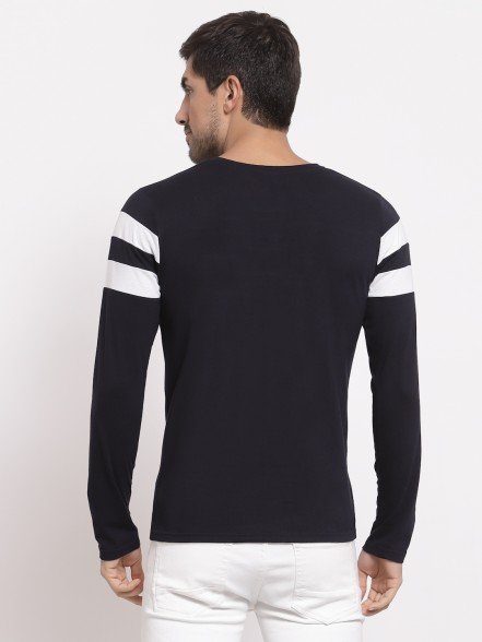 Breton Men Navy Blue T-Shirt