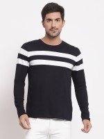 Breton Men Navy Blue T-Shirt