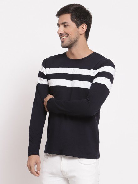 Breton Men Navy Blue T-Shirt