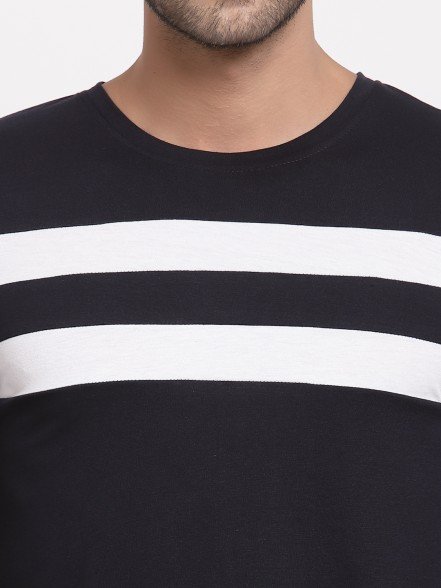 Breton Men Navy Blue T-Shirt