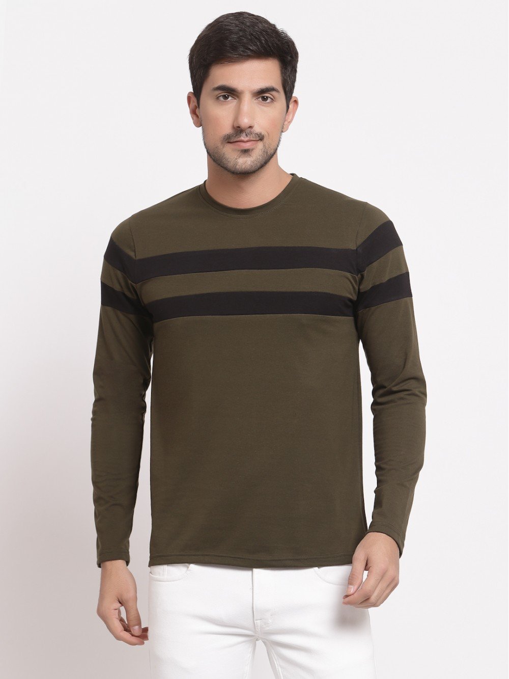 Breton Men olive T-Shirt