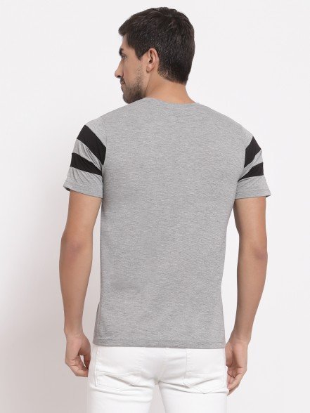 Leisure Grey Striped T-Shirt