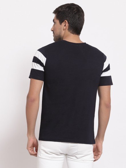 Leisure Navy Striped T-Shirt