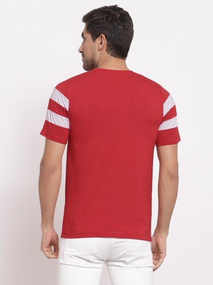 Leisure Red Striped T-Shirt