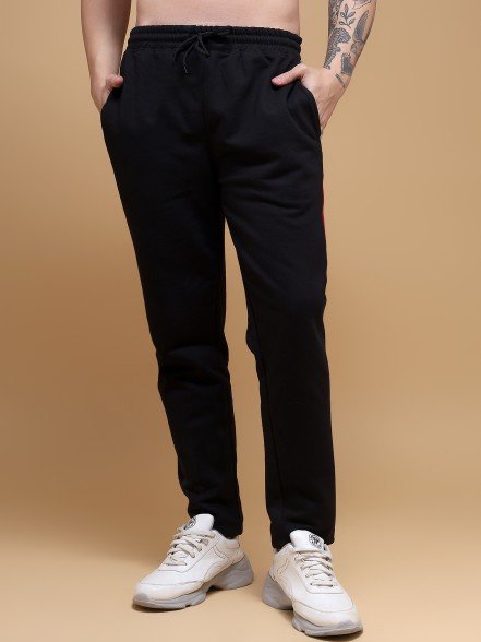 Vigorous Black Trackpant