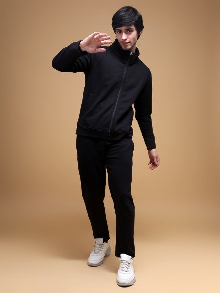 Vigorous Black Trackpant