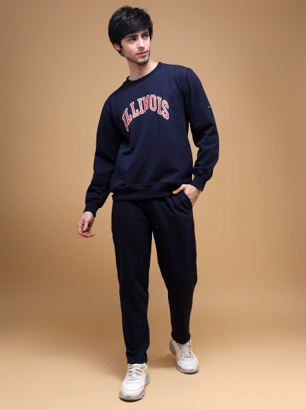 Vigorous Navy Blue Trackpant