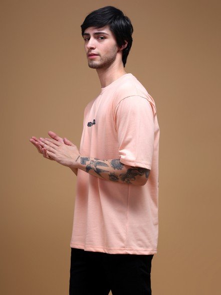 Nevermind Oversized Peach T-Shirt