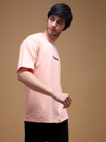 Nevermind Oversized Peach T-Shirt