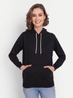 Elegant Black Women Hoodie