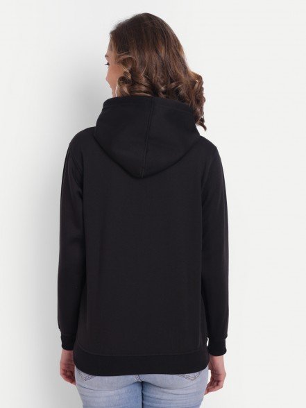 Elegant Black Women Hoodie