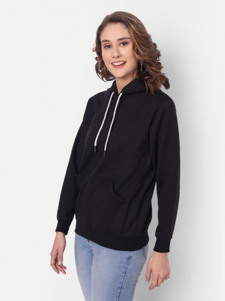 Elegant Black Women Hoodie