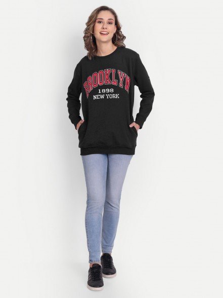 Brooklyn Black Sweatshirt 