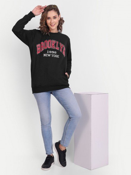 Brooklyn Black Sweatshirt 