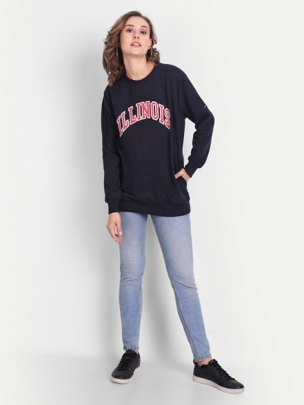 Illinious Navy Sweatshirt 