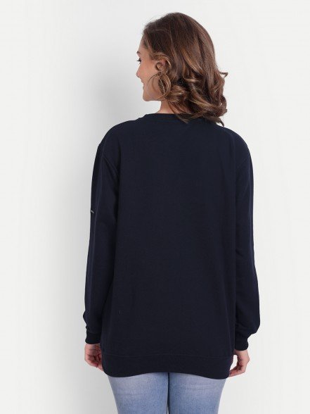 Illinious Navy Sweatshirt 