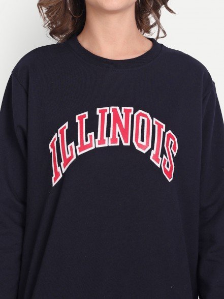 Illinious Navy Sweatshirt 